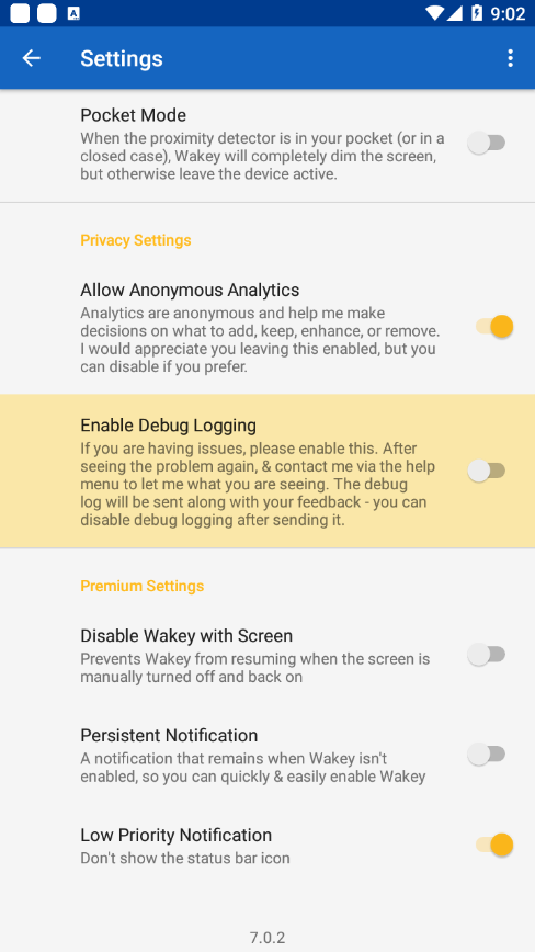Wakey app