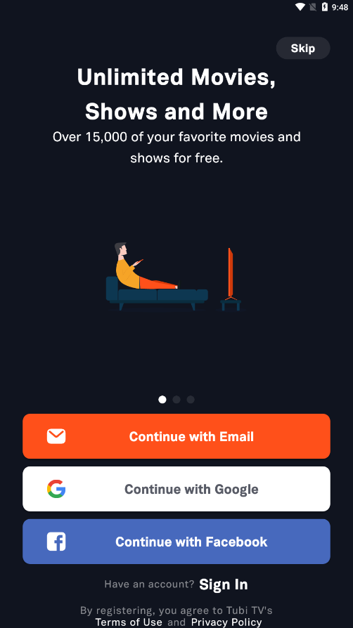 Tubi app