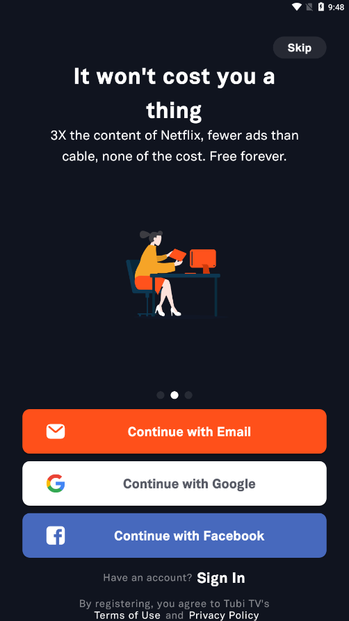 Tubi app