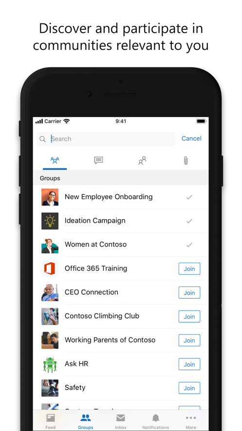 Yammer app