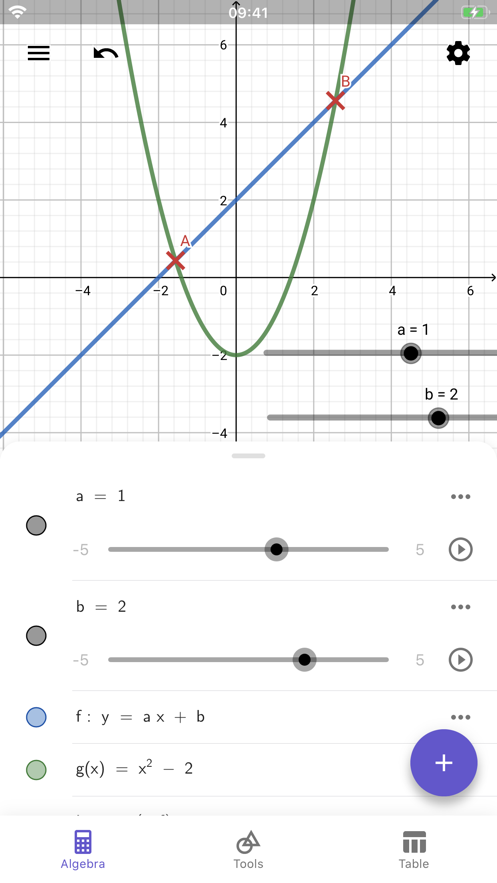 GeoGebra app