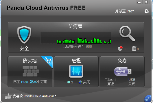 熊猫云杀毒软件Panda Cloud Antivirus