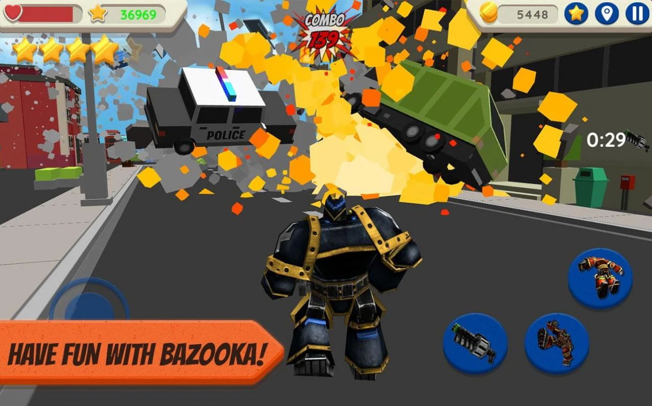 机器人城市生存(Robot Hero: City Simulator 3D)