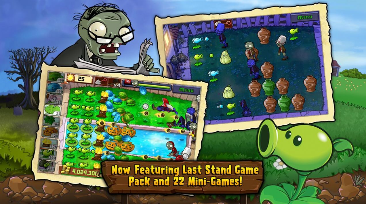 植物大战僵尸无名版1.2.4正式版PlantsvsZombiesFREE