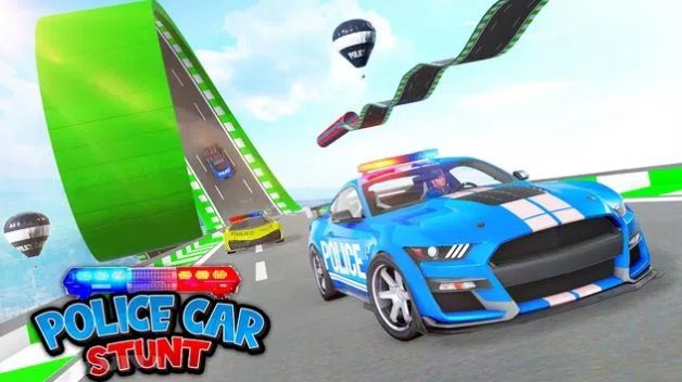 疯狂警车特技驾驶3D(PoliceMegaRampCargameRacingcarstunts3d)