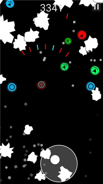 小星星射击（Asteroids）