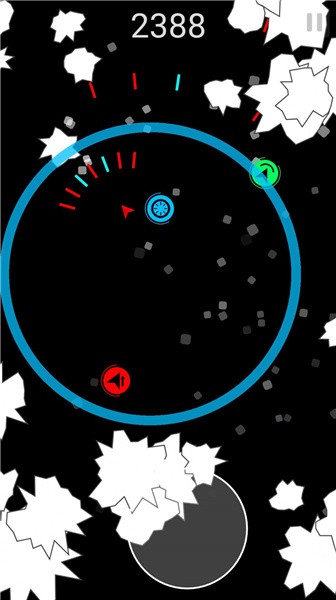 小星星射击（Asteroids）