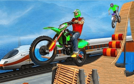 疯狂特技摩托骑手(Crazy Tricky Bike Rider)