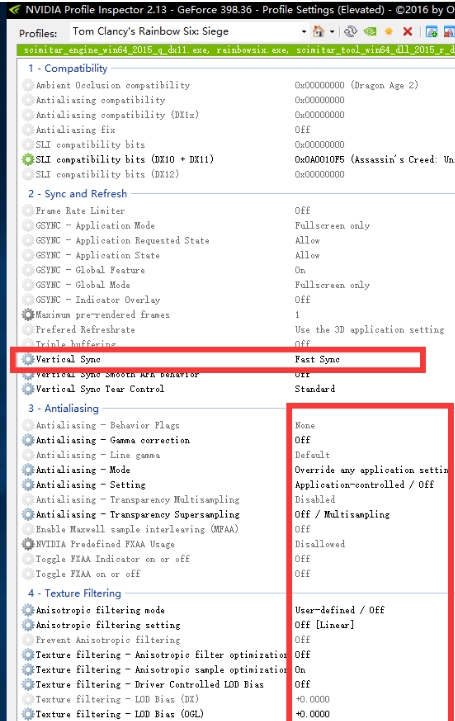 Nvidia Profile Inspector