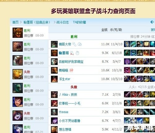 LOL战斗力查询:评估你的游戏实力 LOL战斗力查询:评估你的游戏实力