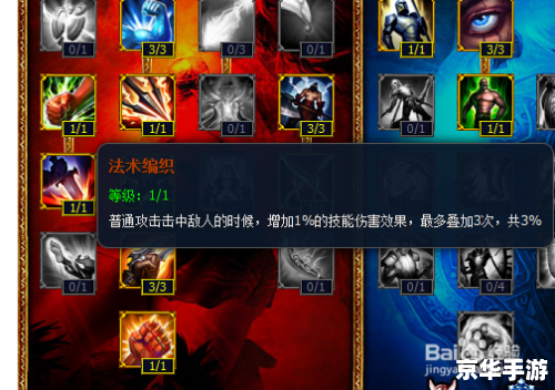 武器大师天赋加点图分析