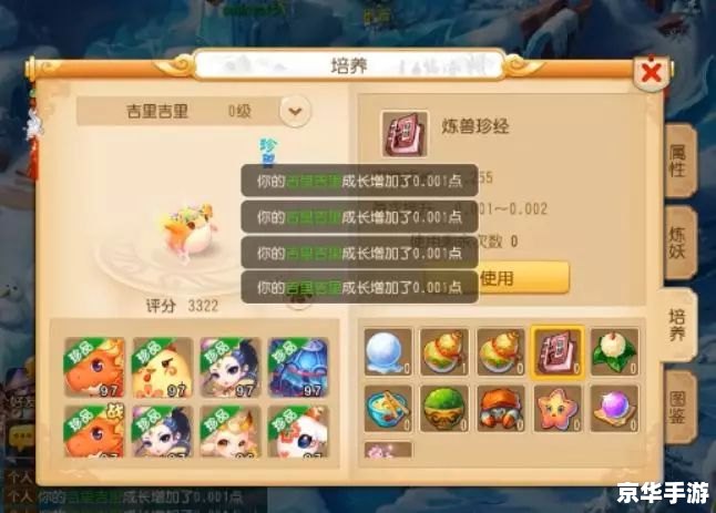 # 梦幻西游炼兽珍经：提升宠物实力的必经之路