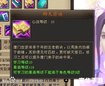 新天龙八部唐门技能:打造最强远程输出 新天龙八部唐门技能:打造最强远程输出