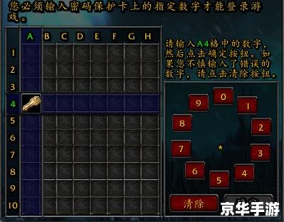魔兽世界密保卡解绑：保护账号安全的必要步骤