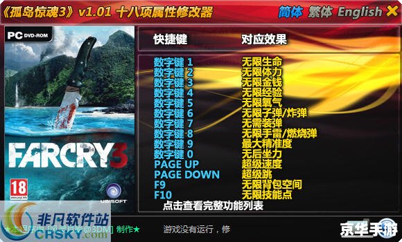 孤岛惊魂3修改器 孤岛惊魂3：修改器的探索与冒险