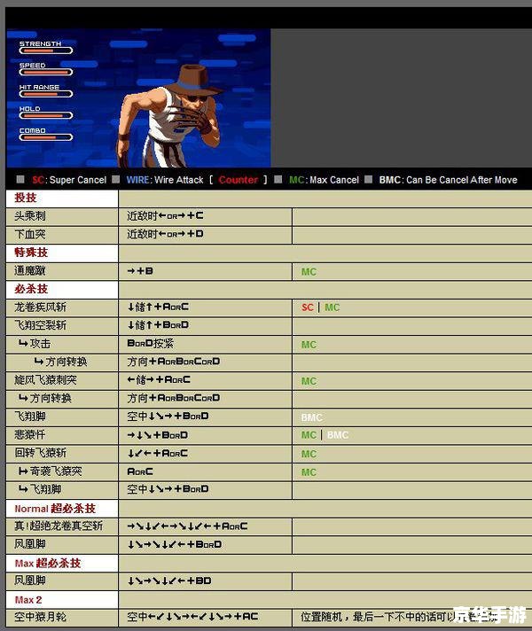 【拳皇95出招表】游戏分析与详解 【拳皇95出招表】游戏分析与详解