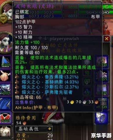 魔兽世界火法输出