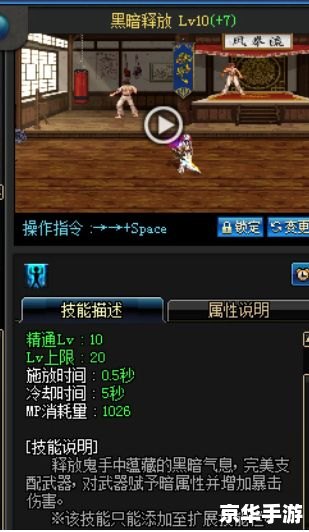 黑暗武士技能加点方案探讨 黑暗武士技能加点方案探讨
