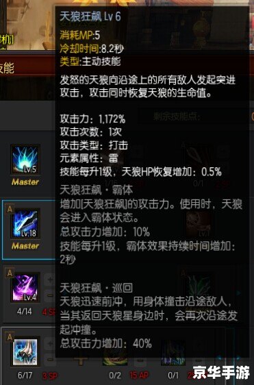 疾风之刃天狼星加点 疾风之刃天狼星加点