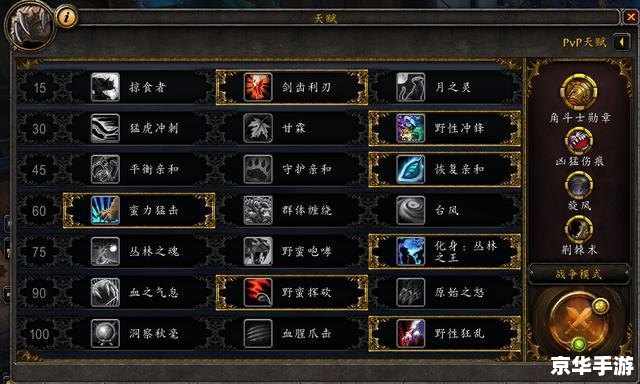 wow野德天赋 建议：