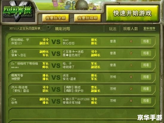 四国军棋布局图：策略与技巧的探索