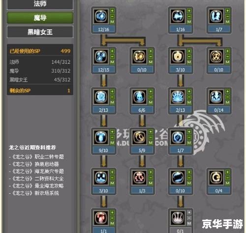 黑暗女王加点攻略：技能与属性分配详解