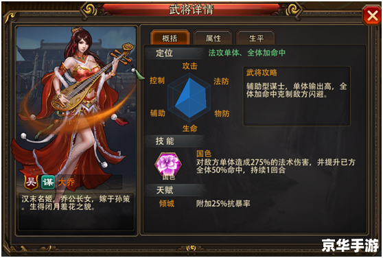 【新三国 大乔】游戏分析