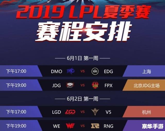 建议：《LPL夏季赛2019赛程表火热出炉，各大战队激战正酣》