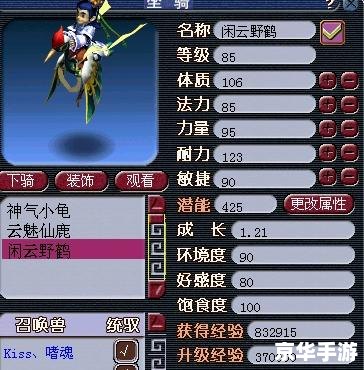 建议:《梦幻西游坐骑加点全解析》 建议:《梦幻西游坐骑加点全解析》