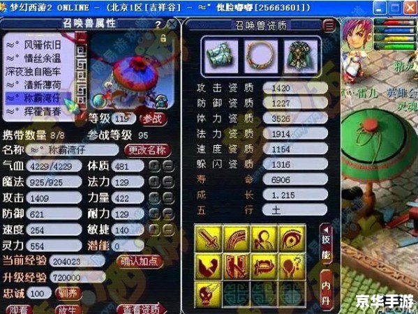 梦幻西游2宠物大全——探索与战斗的得力伙伴