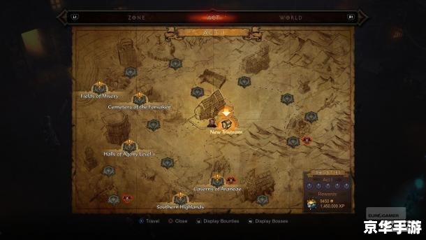 暗黑3地图：探索与战斗的终极指南