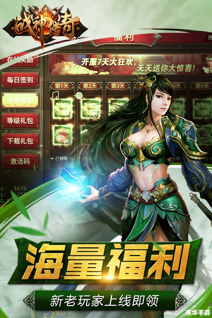 【网游之战神传说】游戏分析与内容