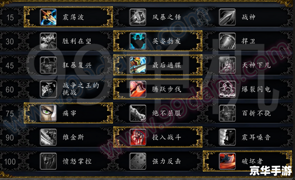 魔兽世界战士天赋加点详解 魔兽世界战士天赋加点详解