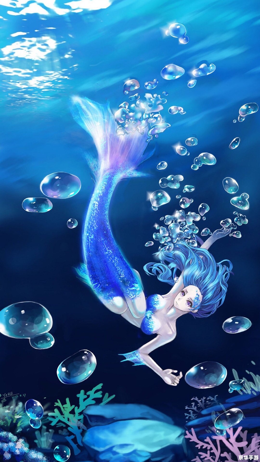 梦幻美人鱼图片 深海魔法：梦幻美人鱼的奇幻冒险