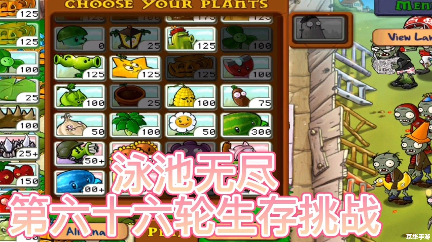 植物大战僵尸无尽版:挑战无极限 植物大战僵尸无尽版:挑战无极限