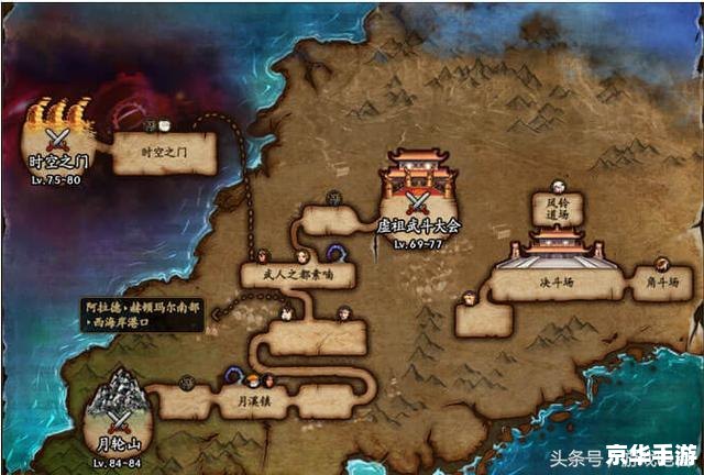 地下城与勇士地图：探索未知的冒险世界