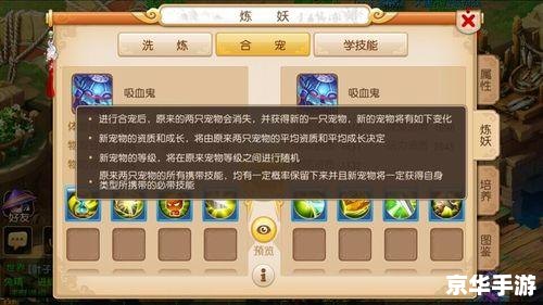 西游奇缘2宠物系统深度解析