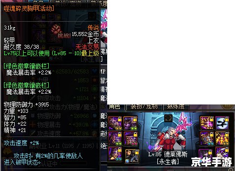 DNF复仇者装备选择全攻略