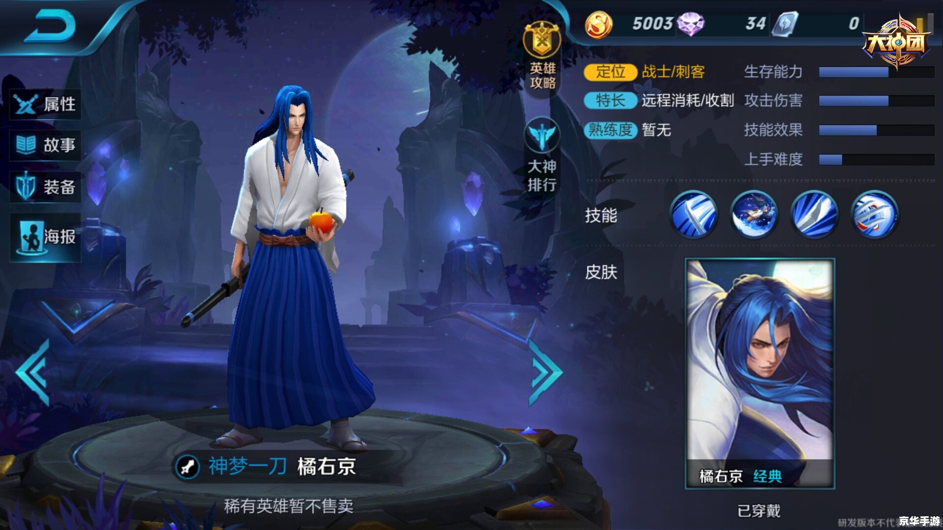 王者荣耀橘右京 橘右京:王者荣耀中的刀影舞者 王者荣耀橘右京 橘右京:王者荣耀中的刀影舞者