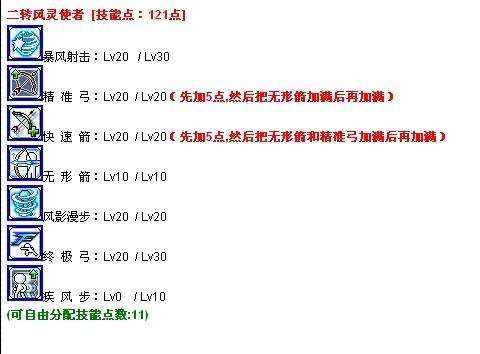 **冒险岛风灵使者加点策略探讨** **冒险岛风灵使者加点策略探讨**