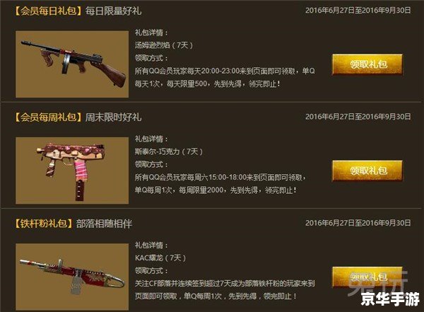 cfvip礼包 穿越火线VIP礼包：游戏内特权与惊喜的完美结合