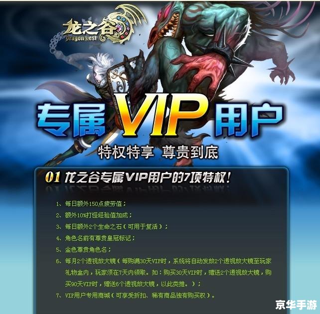 龙之谷VIP:尊享特权,畅玩游戏新体验 龙之谷VIP:尊享特权,畅玩游戏新体验
