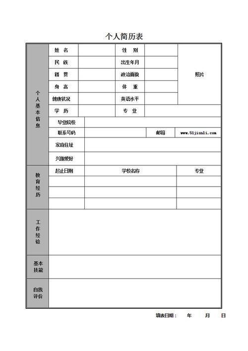如何安装和使用应届生个人简历表格