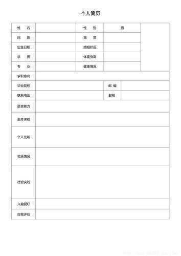 如何安装和使用应届生个人简历表格