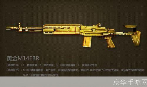 穿越火线黄金M14EBR:经典再现,战场利器