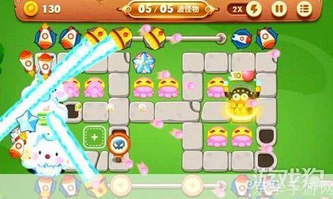 保卫萝卜挑战35攻略金萝卜布阵图:保卫萝卜挑战35:金萝卜布阵图全攻略