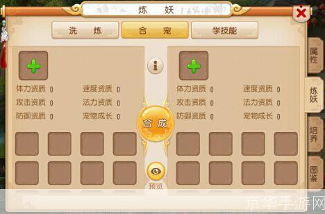 梦幻西游合宝宝:梦幻西游之宝宝合成大揭秘