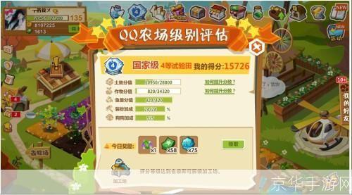 QQ农场级别评估:打造繁荣农场的秘诀与策略