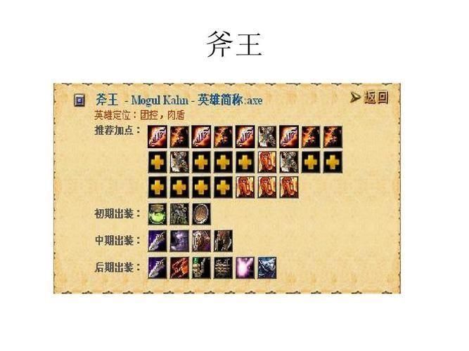 DOTA斧王出装攻略:打造无敌肉盾与输出机器