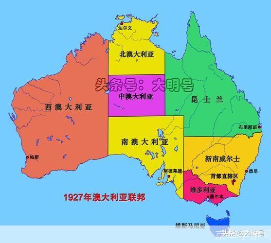 澳大利亚地图中文版:探索南半球的壮丽之地